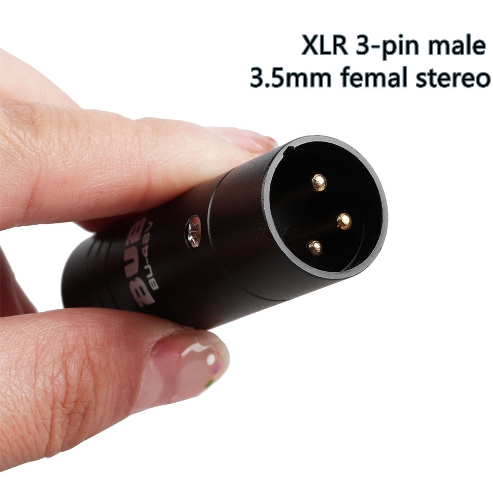3.5mm (TRS) ̴   ũ -3  XLR Male..